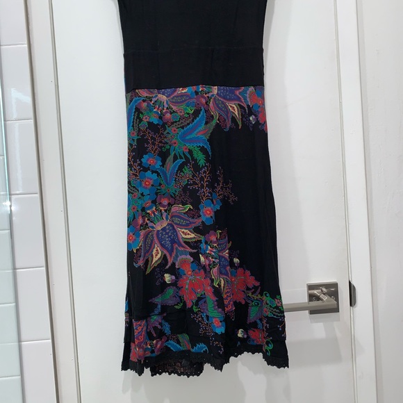 SOLD Desigual tricot floral print vintage dress - Picture 8 of 11